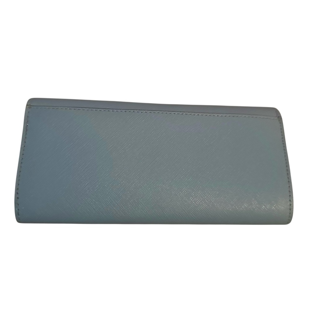 Michael Kors Callie sky blue leather carryall wallet - Picture 3 of 7